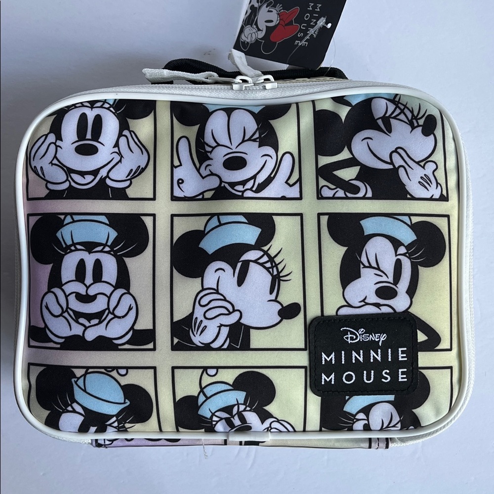 Disney Minnie Mouse Insulated Lunch Tote Cartoon Strip NWT